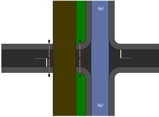 33 Städtebau und Stadtverkehr Bicycle-Highway Bremen-Nord Knotenpunkte Die nachstehenden, beschriebenen Knotenpunkte sind schematische Darstellung und sollen die bedeutenden Führungen an Einzelnen