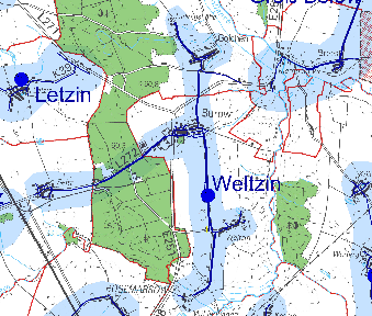 Trinkwasserversorgung in Golchen GIS-Dienste via Internet Digitale Leitungsdokumentation