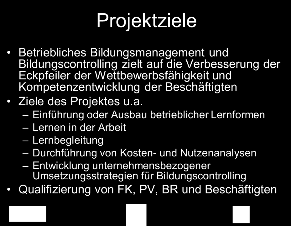 Eine zwingende Voraussetzung für die Steigerung der Wettbewerbsfähigkeit und der Kompetenzen sind Innovationsfähigkeit und das Know-How der Beschäftigten.