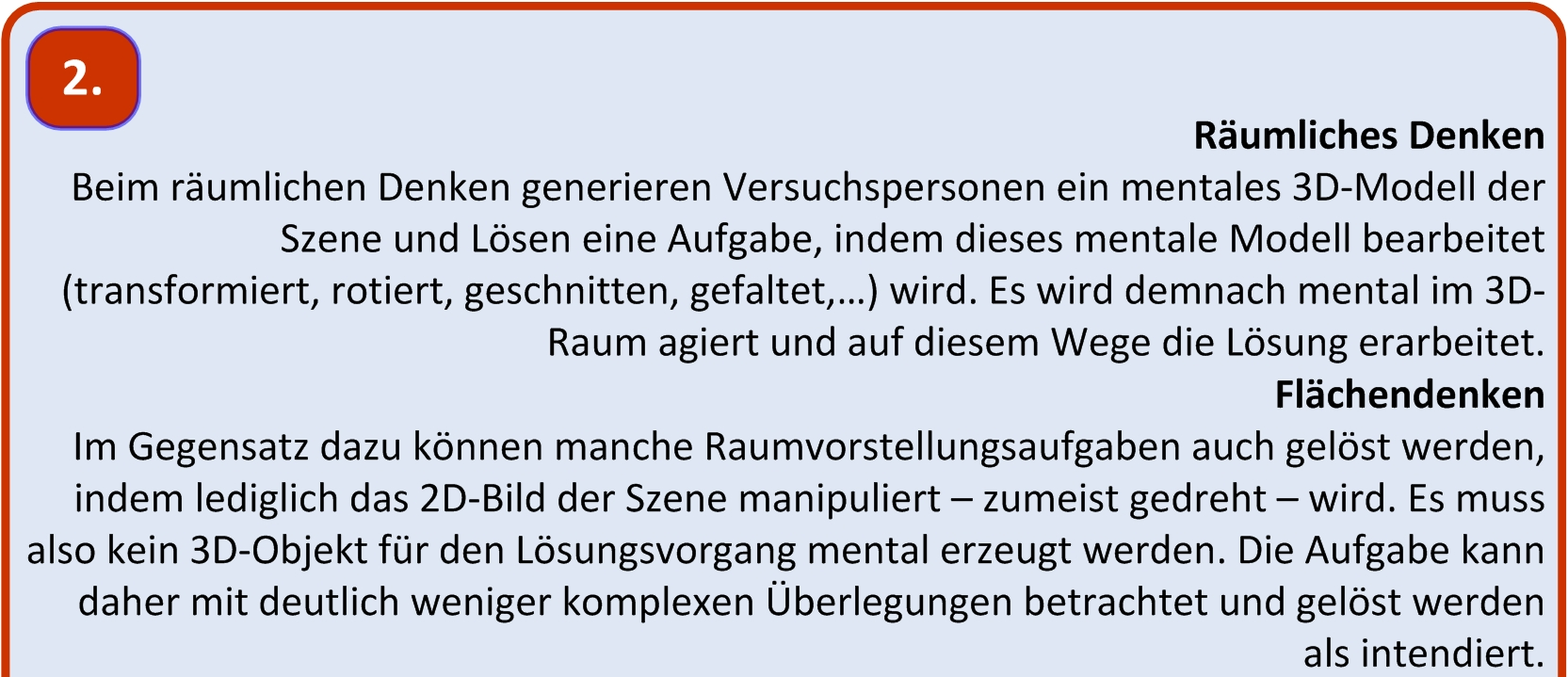 Didaktik der Geometrie 1.46 Bearbeitungsstrategien für Raumvorstellungsaufgaben Maresch (2013).