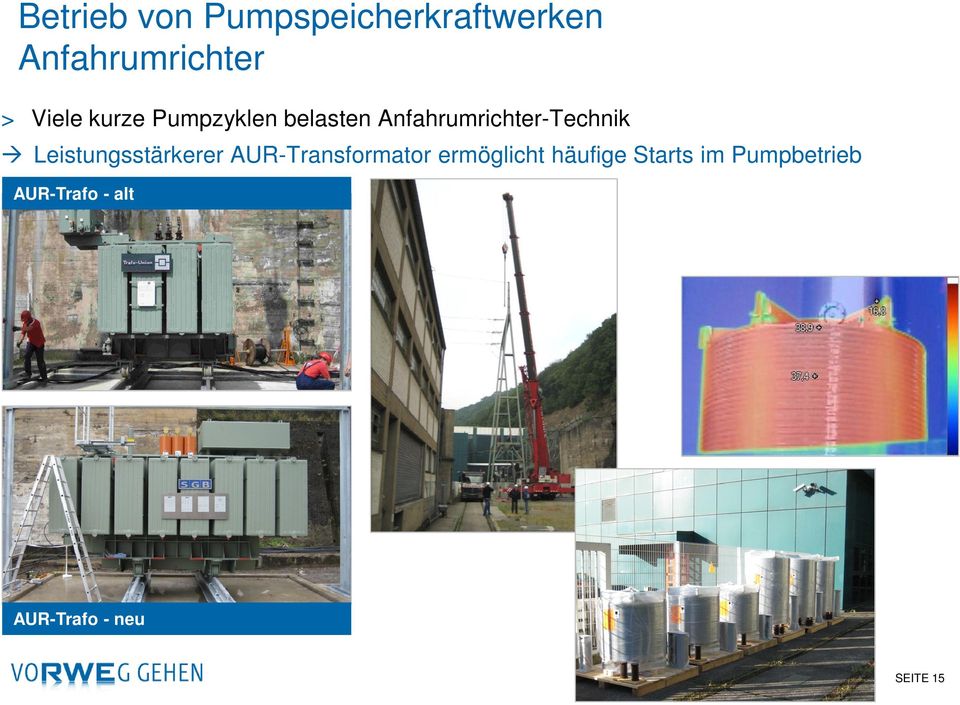 AUR-Transformator ermöglicht häufige Starts im Pumpbetrieb
