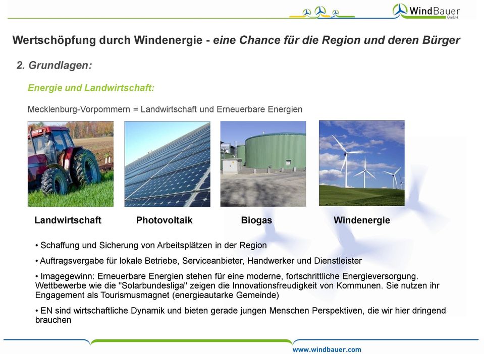 stehen für eine moderne, fortschrittliche Energieversorgung. Wettbewerbe wie die "Solarbundesliga" zeigen die Innovationsfreudigkeit von Kommunen.