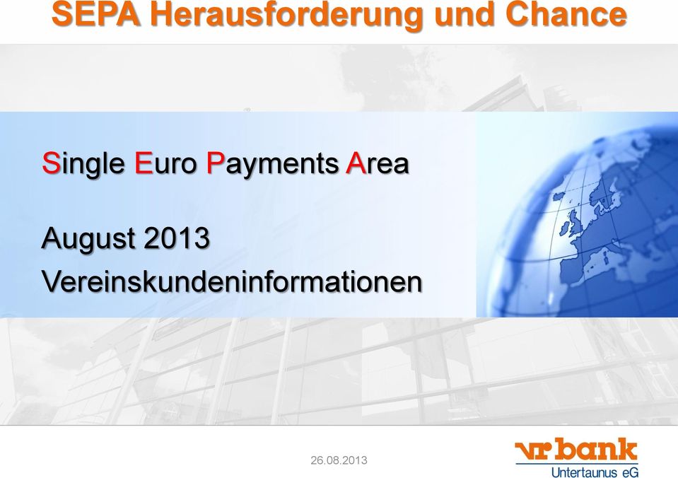 Payments Area August