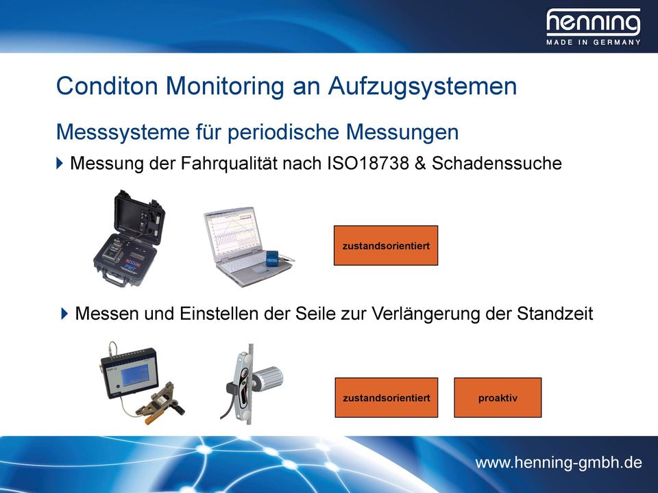 ISO18738 & Schadenssuche zustandsorientiert Messen und