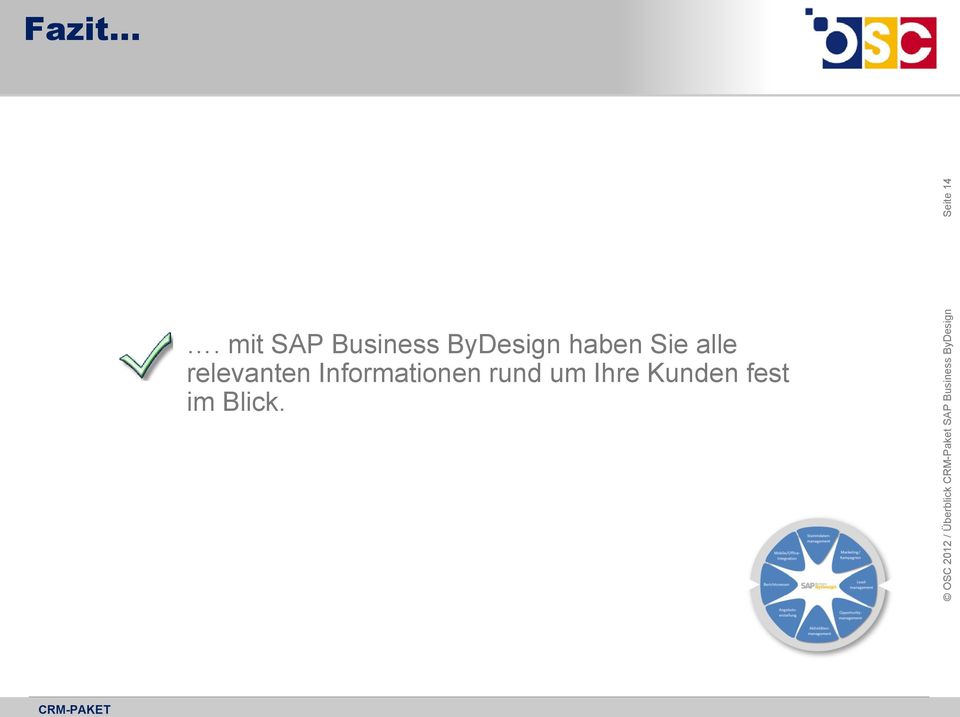 mit SAP Business ByDesign haben Sie alle