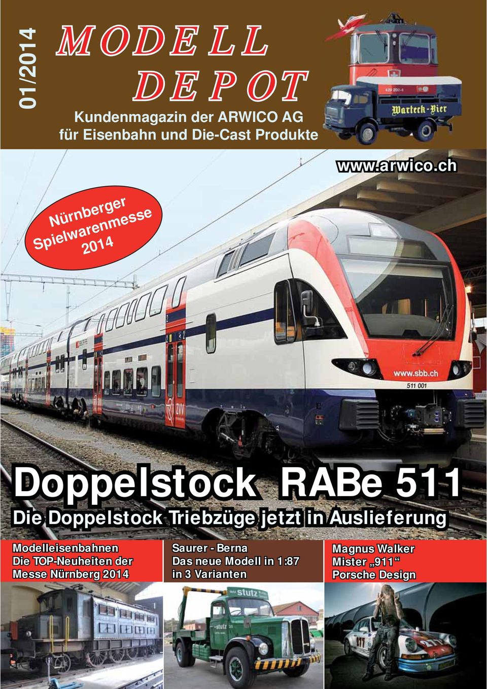 ch Nürnberger Spielwarenmesse 2014 Doppelstock RABe 511 Die Doppelstock Triebzüge jetzt