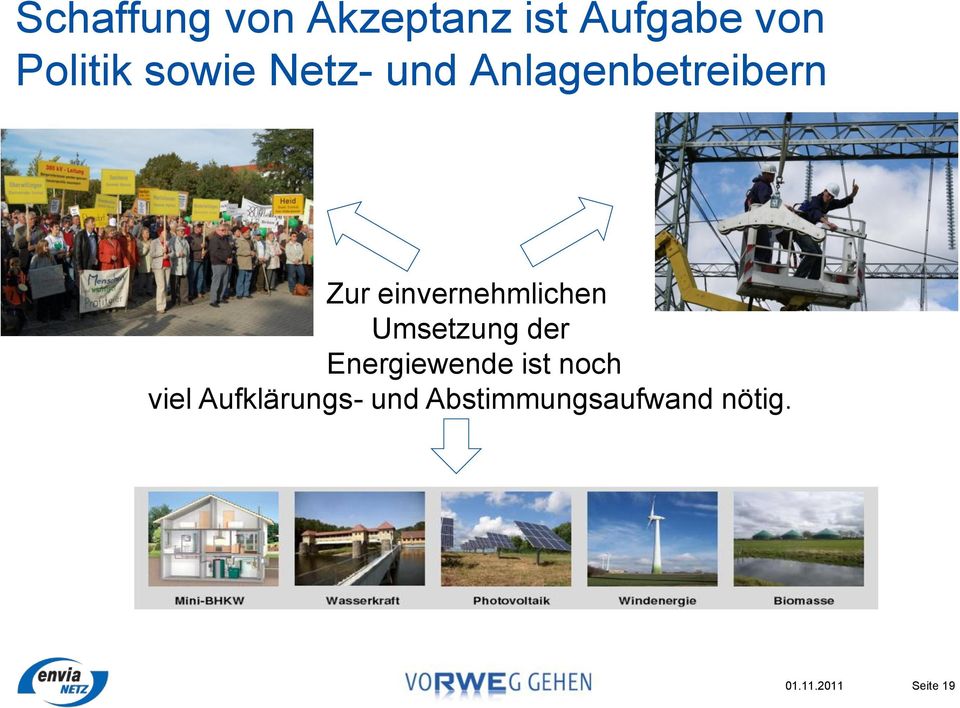 einvernehmlichen Umsetzung der Energiewende ist