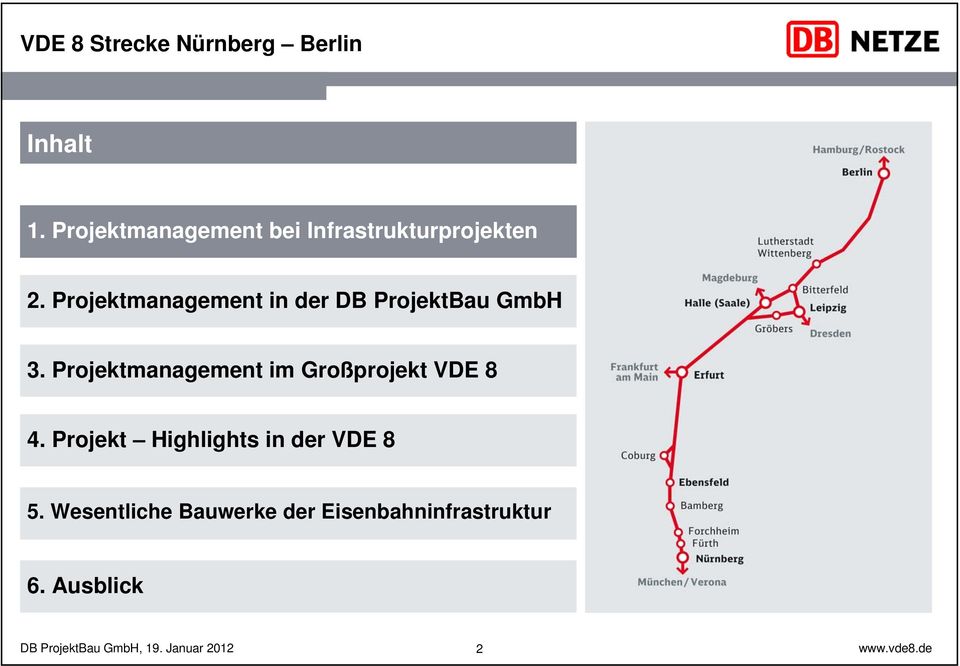 Projektmanagement in der DB ProjektBau GmbH 3.