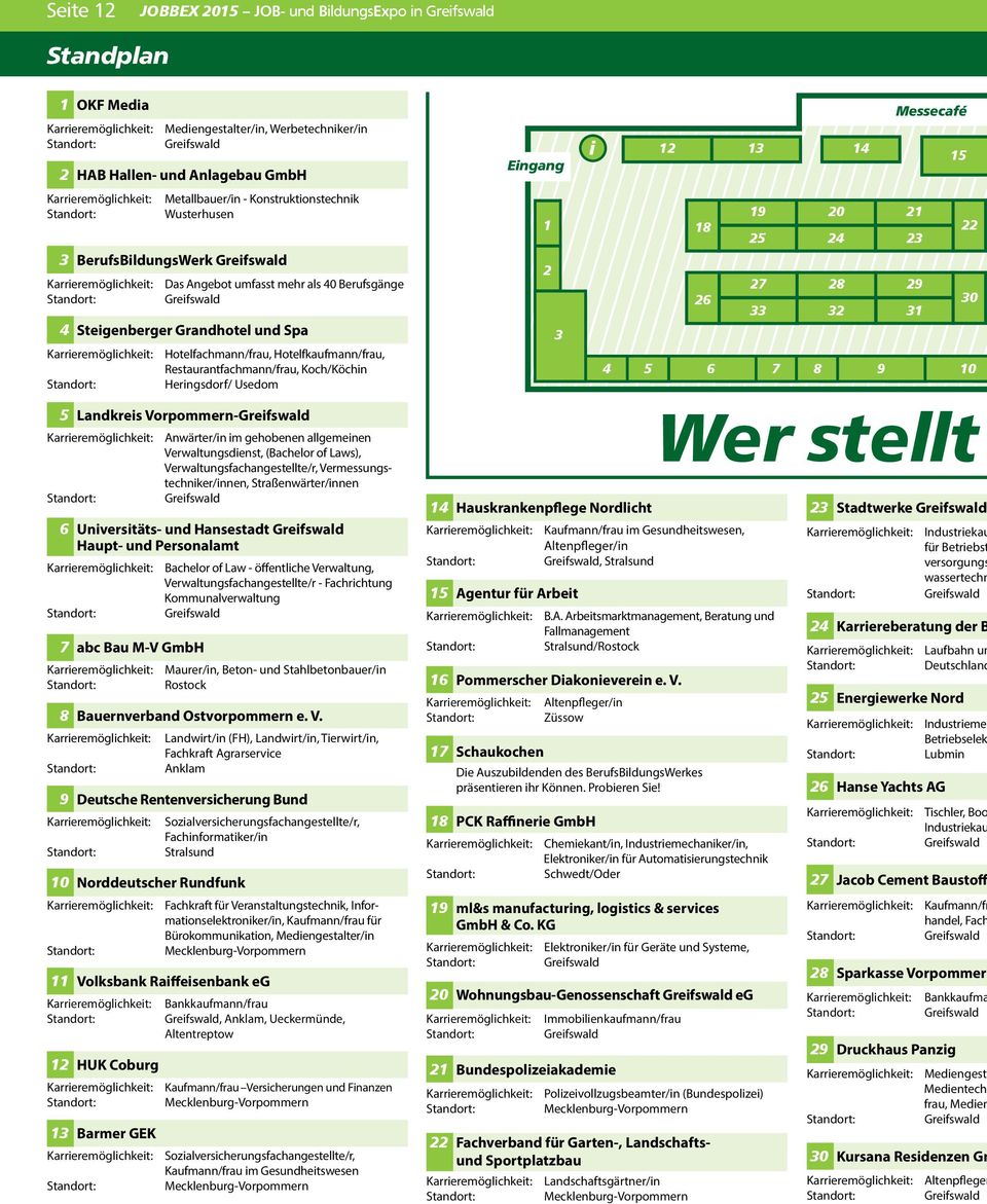 Heringsdorf/ Usedom 1 2 3 4 19 20 21 18 25 24 23 27 28 29 26 33 32 31 5 6 7 8 9 22 30 10 5 Landkreis Vorpommern- Anwärter/in im gehobenen allgemeinen Verwaltungsdienst, (Bachelor of Laws),