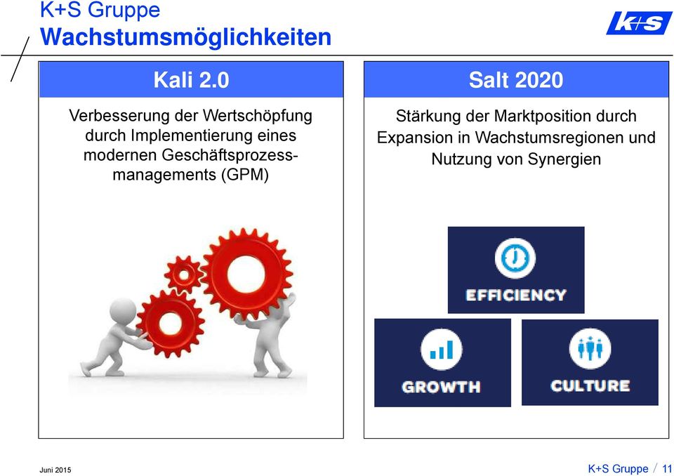 modernen Geschäftsprozessmanagements (GPM) Salt 2020 Stärkung