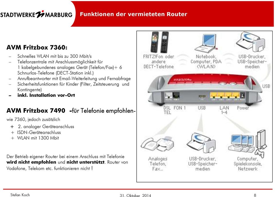 ) Anrufbeantworter mit Email-Weiterleitung und Fernabfrage Sicherheitsfunktionen für Kinder (Filter, Zeitsteuerung und Kontingente) inkl.