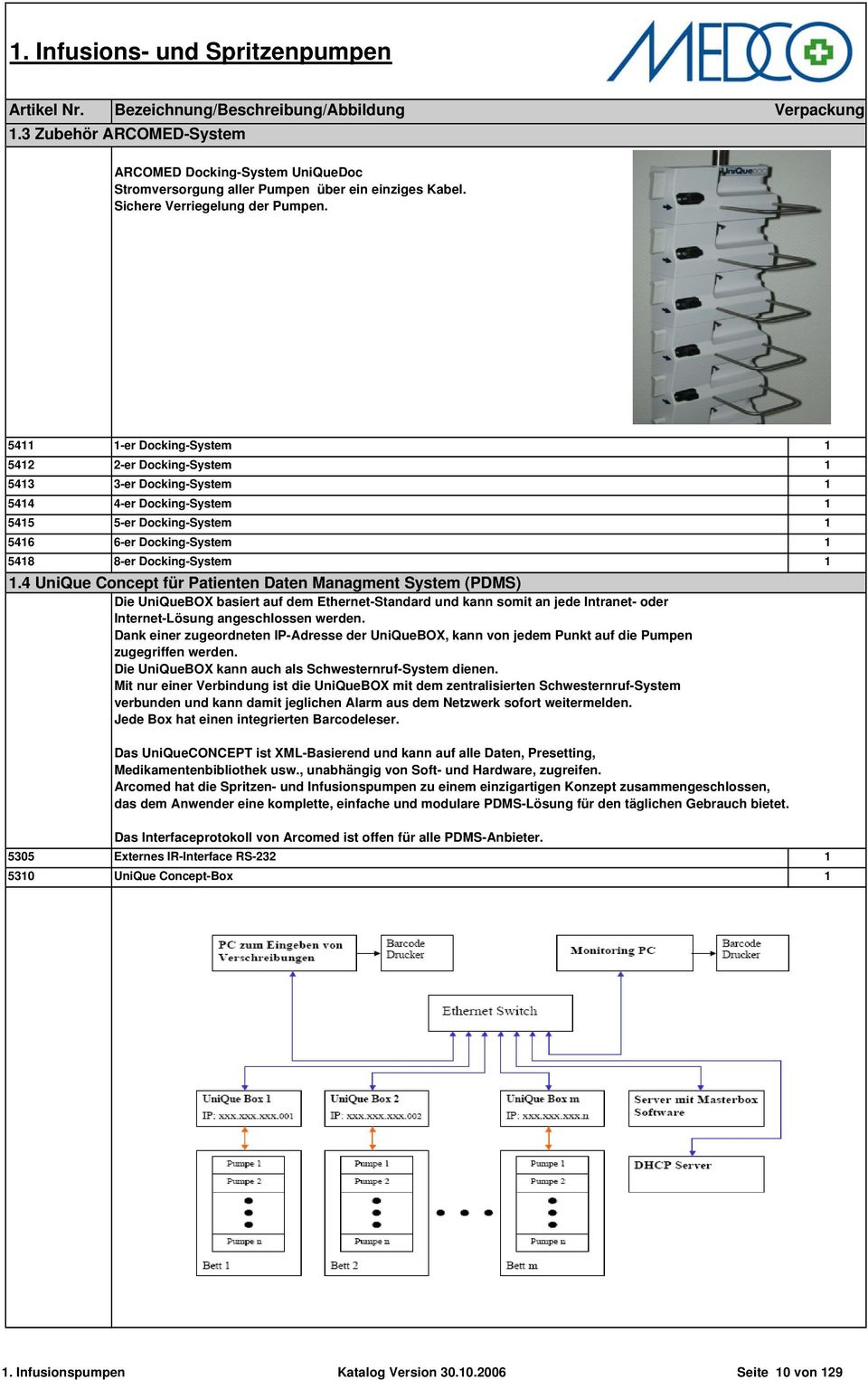 54 -er Docking-System 542 2-er Docking-System 543 3-er Docking-System 544 4-er Docking-System 545 5-er Docking-System 546 6-er Docking-System 548 8-er Docking-System.