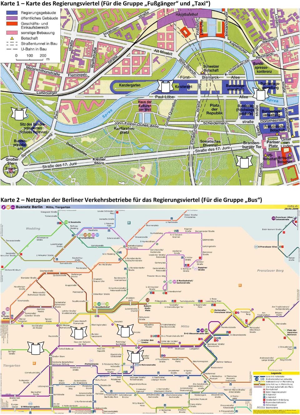 Netzplan der Berliner Verkehrsbetriebe
