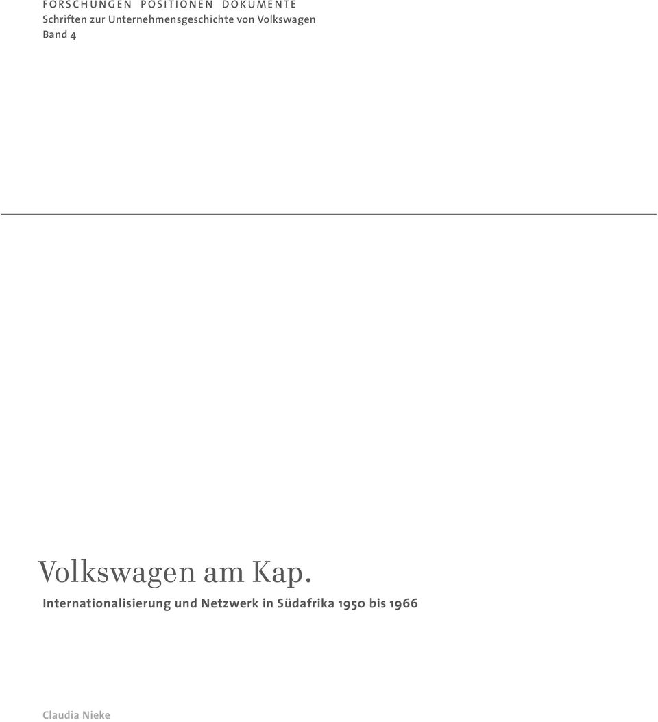 Volkswagen am Kap.