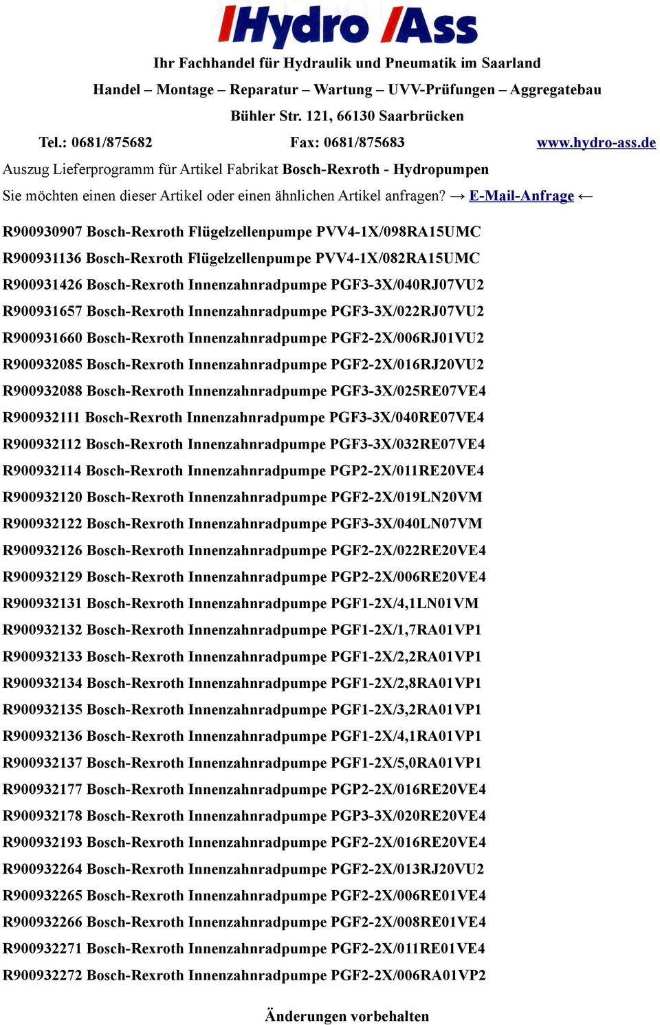 Innenzahnradpumpe PGF3-3X/025RE07VE4 R900932111 Bosch-Rexroth Innenzahnradpumpe PGF3-3X/040RE07VE4 R900932112 Bosch-Rexroth Innenzahnradpumpe PGF3-3X/032RE07VE4 R900932114 Bosch-Rexroth