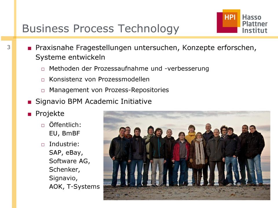 von Prozessmodellen Management von Prozess-Repositories Signavio BPM Academic Initiative