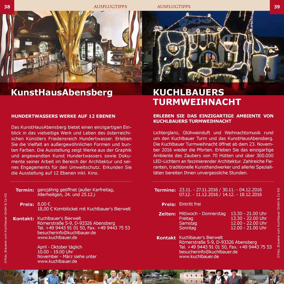 Die Ausstellung zeigt Werke aus der Graphik und angewandten Kunst Hundertwassers sowie Dokumente seiner Arbeit im Bereich der Architektur und seines Engagements für den Umweltschutz.