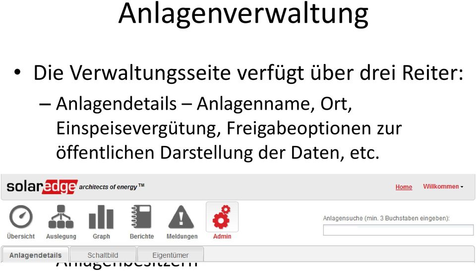 öffentlichen Darstellung der Daten, etc.