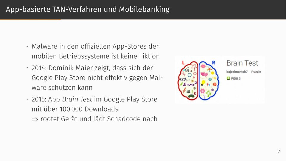 der Google Play Store nicht effektiv gegen Malware schützen kann 2015: App Brain