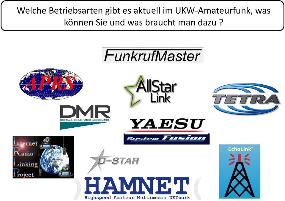 UKW-Amateurfunk, was