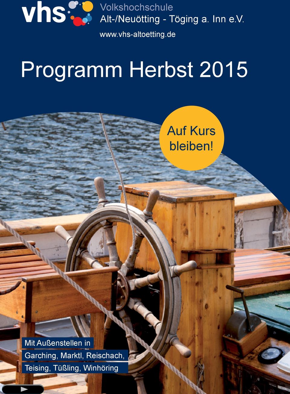 de Programm Herbst 2015 Auf Kurs bleiben!
