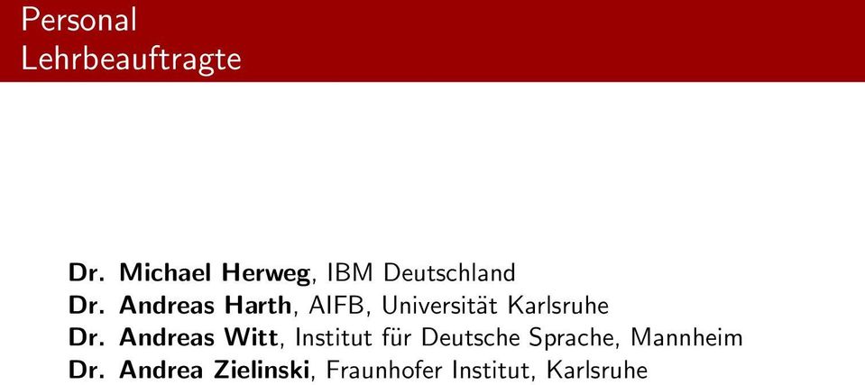 Andreas Harth, AIFB, Universität Karlsruhe Dr.