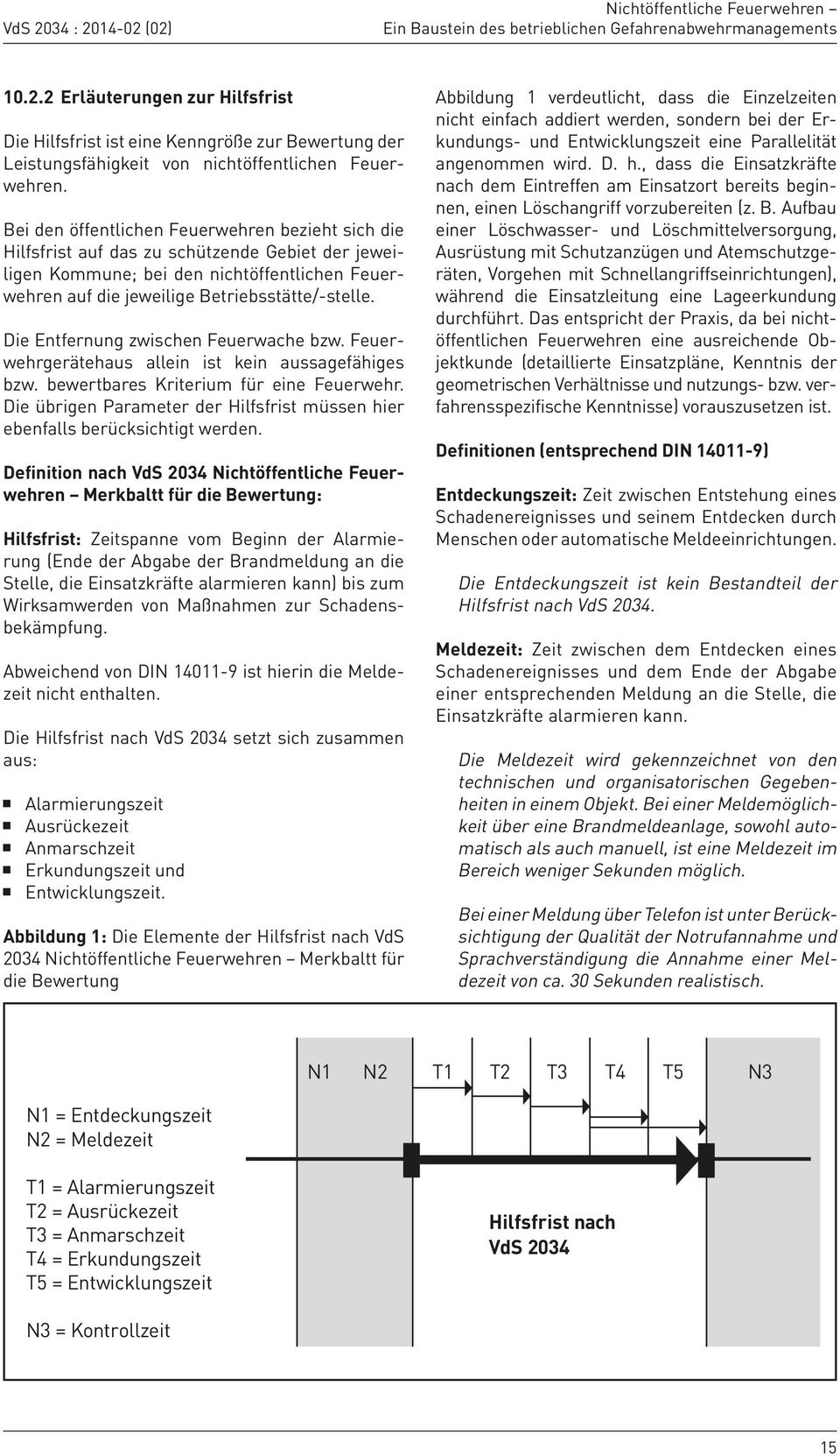 Die Entfernung zwischen Feuerwache bzw. Feuerwehr gerätehaus allein ist kein aussagefähiges bzw. bewert bares Kriterium für eine Feuerwehr.