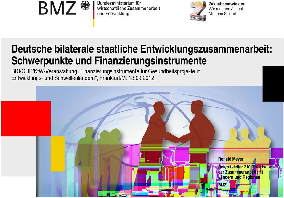 Gesundheitsprojekte in Entwicklungs- und Schwellenländern, Frankfurt/M. 13.09.