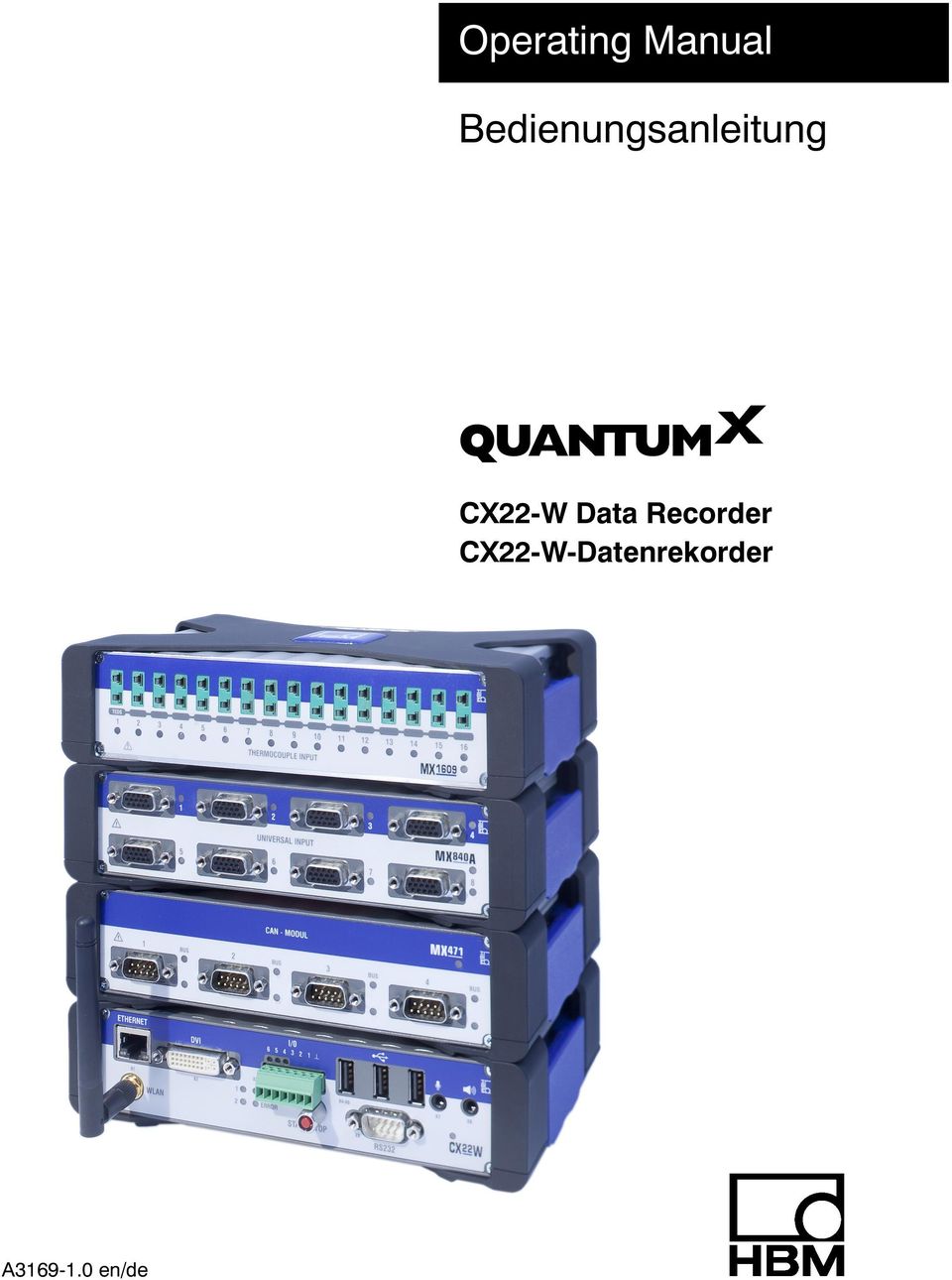 QuantumX CX22 W CX22 W Data