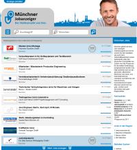 Unser Netzwerk mit über 60 regionalen Stellenmärkten (I/II) Jobportale in den 38 größten Ballungszentren Deutschlands 38 Ballungsräume um Städte Portal Aachener-Jobanzeiger.de Augsburger-Jobanzeiger.