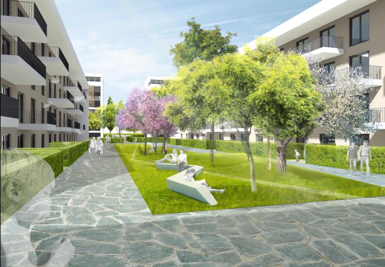 Real Estate: Gewerbliche Projektentwicklung Wohnungsbau Wohnen an der Promenade, Heidelberg Blickpunkt