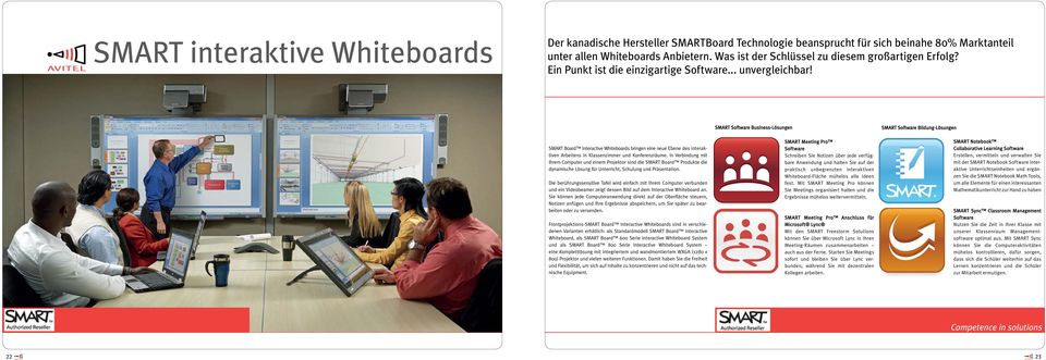 SMART Board Interactive Whiteboards bringen eine neue Ebene des interaktiven Arbeitens in Klassenzimmer und Konferenzräume.