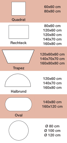 Tisch mit Stahlkonsolen, verchromt - Rundrohrkonsolen ø 6 cm, Kunststoffgleiter - Tischplatte 25 mm Melaminplatte,