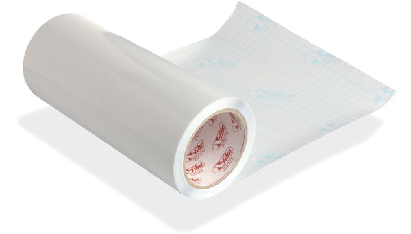 Kleben x-film Montex DX 1 Selbstklebefolie non permanent klebend - beidseitig klebend - zweiseitig abgedeckt: mit Papier- sowie PE-Abdeckung - transparent-klar, 70μm - lösungsmittelfreier,