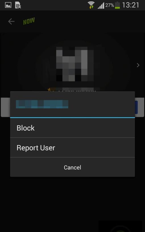 Nutzer/innen blockieren Android Gehe auf das Profil jener Person, die du blockieren möchtest, und tippe auf das Fähnchen.