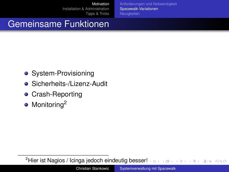 System-Provisioning Sicherheits-/Lizenz-Audit