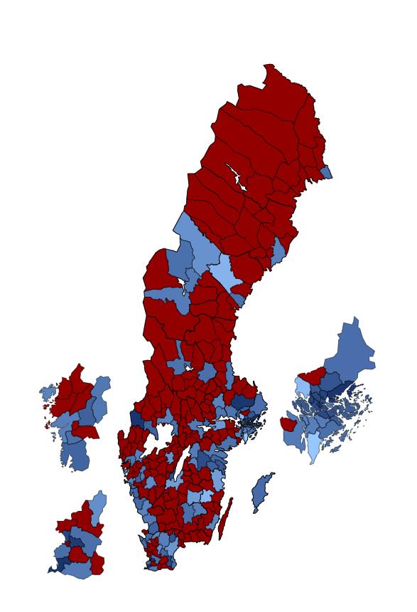 Kommunen mit privaten Betreibern von Altenpflegeheimen In rund 100 (blau) von 290 Kommunen gibt es private Betreiber von Altenpflegeheimen.