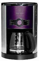 Purple Passion Digital-Kaffeemaschine: Formschöne, ausgefeilte Technik von Russell Hobbs Kombination aus polierten und purpur lackierten Edelstahlelementen Ergonomischer Soft-Touch Handgriff