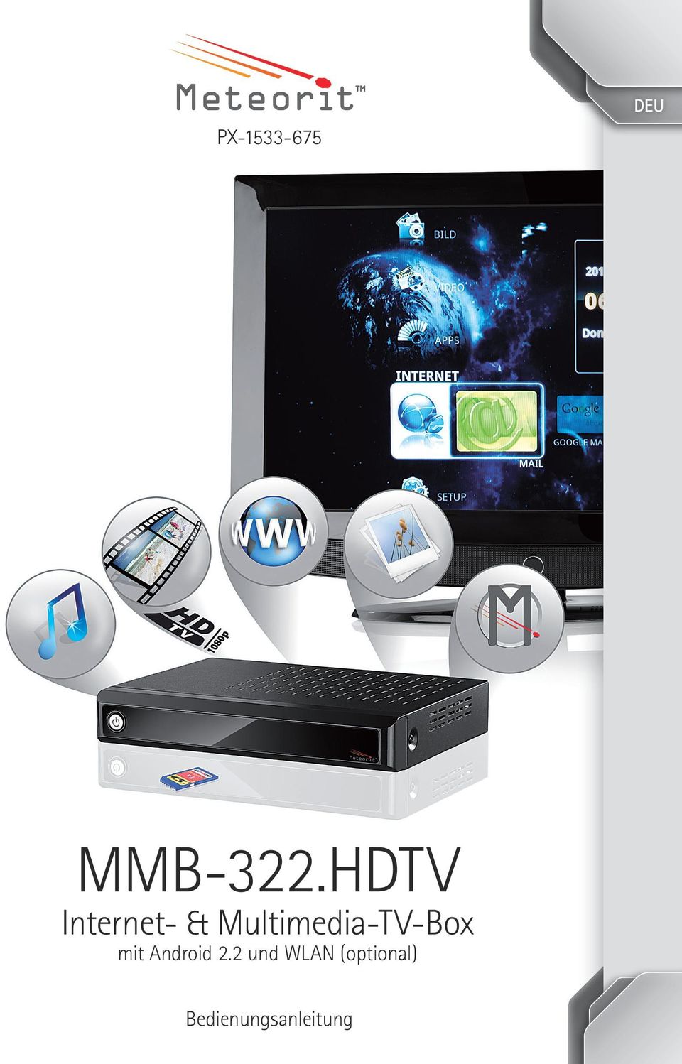 Multimedia-TV-Box mit