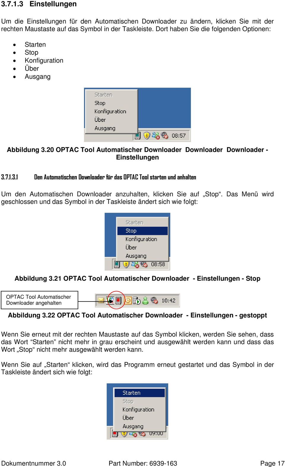 20 OPTAC Tool Automatischer Downloader Downloader Downloader - Einstellungen 3.