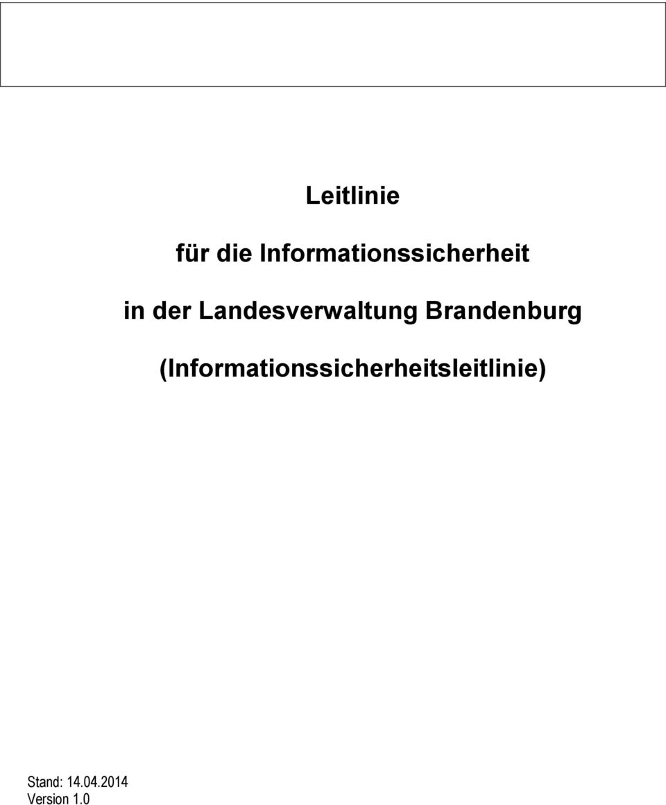 Landesverwaltung Brandenburg
