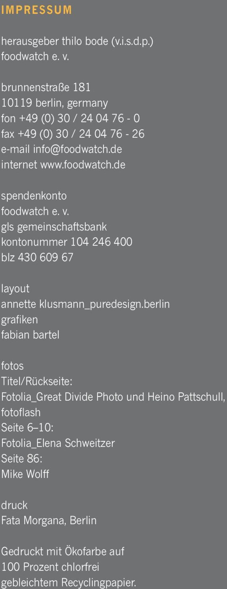v. gls gemeinschaftsbank kontonummer 104 246 400 blz 430 609 67 layout annette klusmann_puredesign.