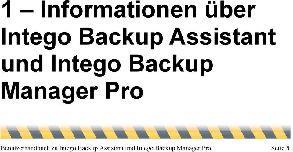 Pro Benutzerhandbuch zu Intego Backup 
