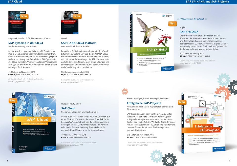 dieses Buch hilft Ihnen, die für Sie am besten geeignete technische Lösung zum Betrieb Ihrer SAP-Systeme in der Cloud zu finden.