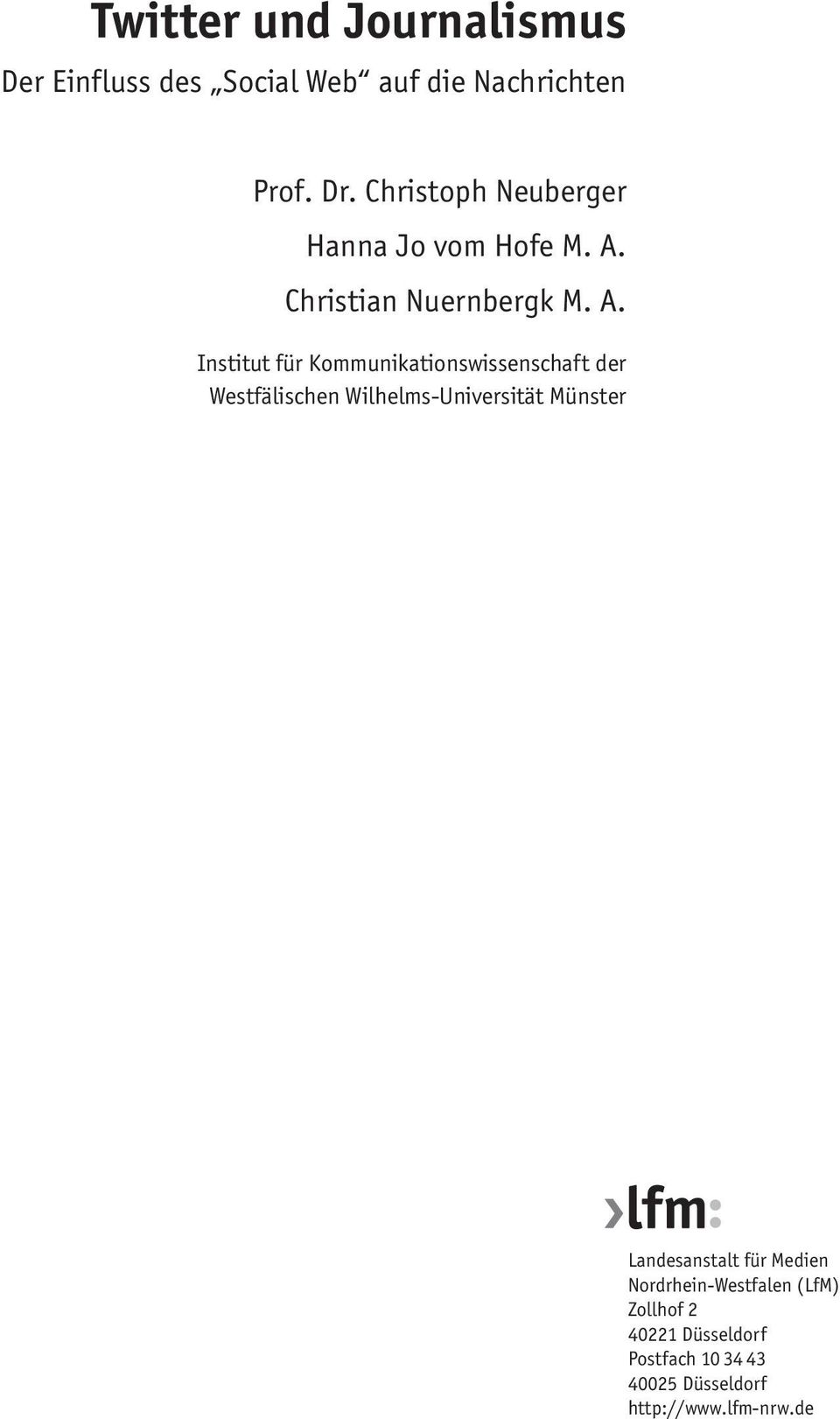 Christian Nuernbergk M. A.