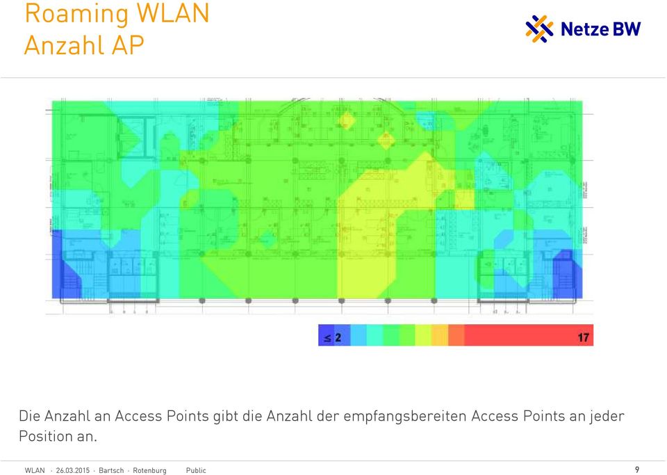 empfangsbereiten Access Points an jeder