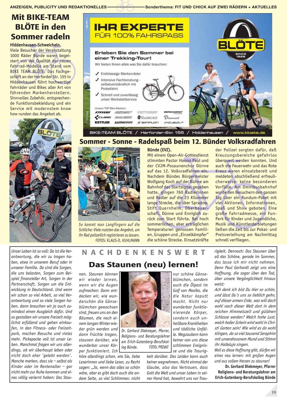 155 in Hiddenhausen führt hochwertige Fahrräder und Bikes aller Art von führenden Markenherstellern.