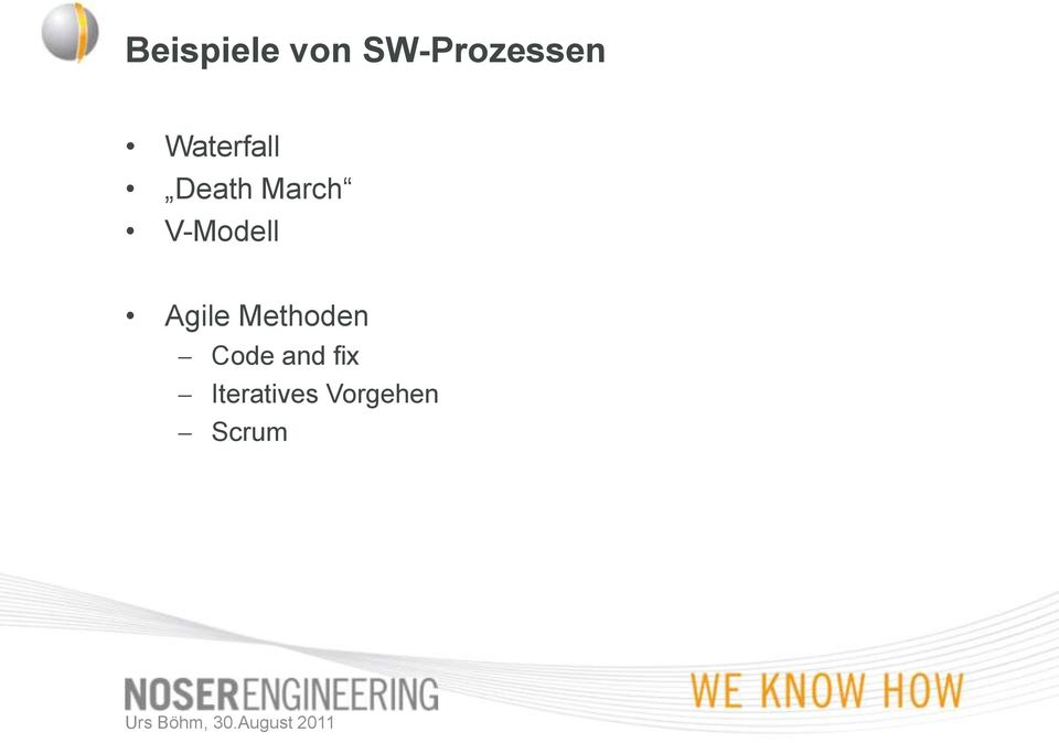 V-Modell Agile Methoden