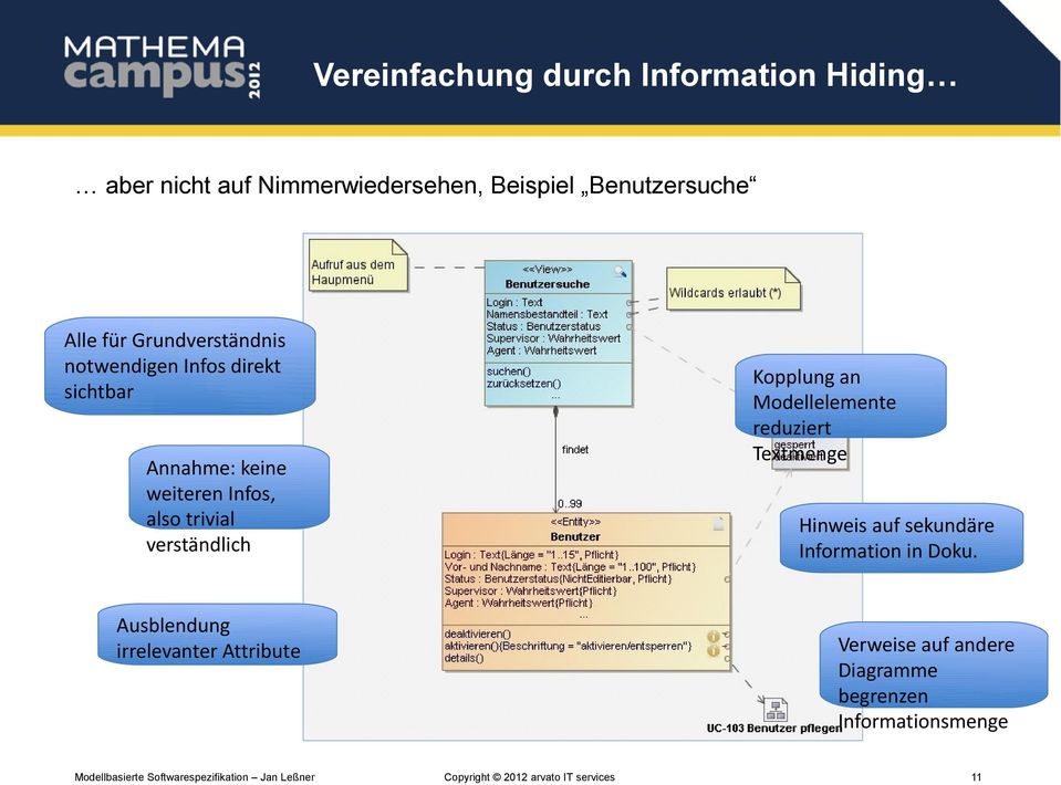 Textmenge Annahme: keine weiteren Infos, also trivial verständlich Hinweis auf sekundäre