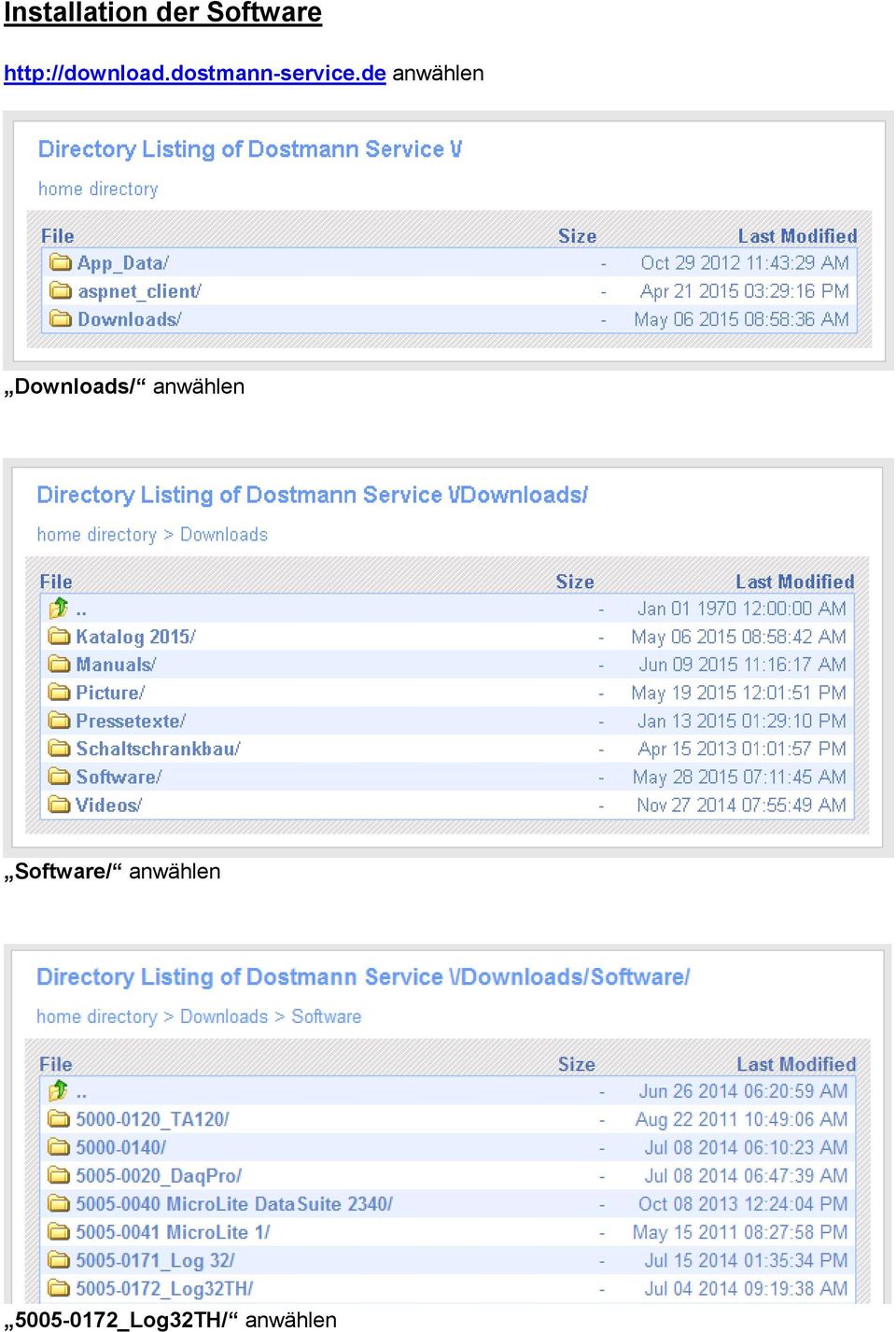 de anwählen Downloads/ anwählen